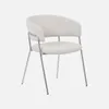 sweeek - 2er-Set Vintage-Sessel mit verchromtem Gestell und Produktbild-Vorschau 2