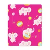 MuchoWow® Mauspad Mousepad Elefant - Blumen - Muster 19x23 Produktbild-Vorschau 1