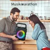 JYX Karaoke mit LED-Licht, 2 Funkmikrofone,TWS-Funktion, Produktbild-Vorschau 7