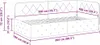 A diagram of a bed frame with dimensions indicated. Produktbild-Vorschau