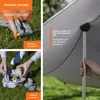 Meister Sonnensegel 210 x 210 cm LSF50+ Für bis zu 4 Produktbild-Vorschau 3