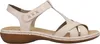 Rieker Damen Klassische Sandalen 65919-60 Farbe:Beige Produktbild-Vorschau 2