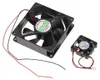 Two computer fans are shown against a white background. The larger fan is in the foreground, and a smaller fan is to its right. Náhled obrázku produktu