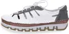 Gemini Damen Sneaker Leder Cutouts sportliche Schnürschuhe Produktbild-Vorschau 31