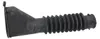 A black rubber hose with a flared end and a ribbed section, isolated on a white background. Produktbild-Vorschau