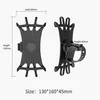 Fahrrad Handyhalterung Motorrad Handyhalter Universal 360° Produktbild-Vorschau 6