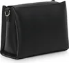 A black leather handbag is shown from a side angle on a white background. Náhled obrázku produktu