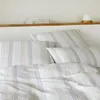 Elegante Bettwäsche Dueodde Rauchblau 7115/2 80/80 135/200 Produktbild-Vorschau 3