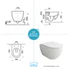 Alpenberger WC mit Bidet Funktion | Dusch WC Spülrandlos Produktbild-Vorschau 8