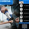 60kN Akku Presszange Verbundrohr Set mit TH + V-Kontur Produktbild-Vorschau 3