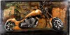 Peinture murale en métal 3D Custom Bike Chopper Small Voir les images du produit 1