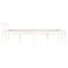vidaXL Lit en bois massif blanc 120x190 cm Voir les images du produit 10