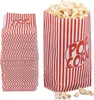 Sáčky na popcorn Relaxdays, sada 240 ks, pruhované, retro Náhled obrázku produktu 1