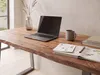 FineBuy Schreibtisch 120x60x76 cm Akazie Massivholz / Produktbild-Vorschau 5