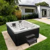 HOME DELUXE - Outdoor Whirlpool - White Marble Plus Treppe Produktbild-Vorschau 2
