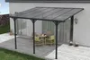 Terrassenüberdachung Carport KLEO 400L300 Aluminium Grau Produktbild-Vorschau 10