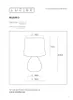 Lucide E14 40W MARMO lampada da tavolo 47508/81/30 Anteprima dell’immagine prodotto 6