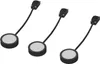 Three identical plinth lights are arranged diagonally on a white background. Produktbild-Vorschau