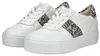 Paul Green Damen Low Sneaker Weiß Beige Leder Textil Animal Produktbild-Vorschau 14