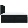 vidaXL Boxspringbett mit Matratze Schwarz 200x200 cm Stoff Produktbild-Vorschau 7