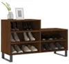 vidaXL Schuhregal Braun Eichen-Optik 102x36x60 cm Produktbild-Vorschau 3