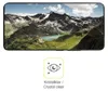 A smartphone screen displaying a mountain landscape, with a graphic icon and text below. Náhled obrázku produktu