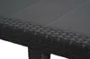 Dmora Tavolo da Esterno Abbaviva 90x150x72h cm Nero Anteprima dell’immagine prodotto 6