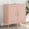 Sideboards 2 Stk. Rosa 36x39x79 cm Stahl Produktbild-Vorschau 2