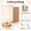 DIY Nachtlicht mit Trockenblumen, Blanko Stoffschirm, 3 Produktbild-Vorschau 10