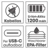 CLEANmaxx Akku-Handstaubsauger Auto 6-tlg. 3,7V Produktbild-Vorschau 18