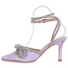 VAN HILL Damen Slingpumps Pumps Spitze Schleifen Party Produktbild-Vorschau 2