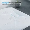 Heilmetz Duschwanne 80x80cm Duschtasse Steinoptik Produktbild-Vorschau 2