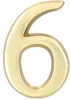 KOTARBAU® Numero civico 3D "6" in ottone Numero di porta da Anteprima dell’immagine prodotto 3