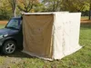 Seitenwände zur Fahrzeug-Markise (250x200x210 cm, beige) Produktbild-Vorschau 2