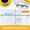 perfect line 12x Buchumschlag 30,5 cm Höhe - Schulbuchhülle Produktbild-Vorschau 3