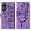 Lederhülle für OPPO Reno8 T 4G Schmetterling Prägung Flip Produktbild-Vorschau 2