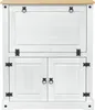 vidaXL Armoire à vin blanche 97 x 45 x 114 cm Bois de pin Voir les images du produit 4