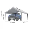 VEVOR Garagenzelt, 3,9 x 6,1 m, Garagendachzelt, Produktbild-Vorschau 8