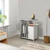 Bš¹gelbrettschrank mit Rollen, Kleiderstange, offenem Fach Produktbild-Vorschau 3