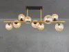Globo Lighting stropní svítidlo kovové černé matné, 9x G9 Náhled obrázku produktu 7