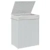 vidaXL Kosz na pranie z pokrywą biały 46x33x60 cm z Podgląd zdjęcia produktu 4
