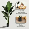 IvoQ Strelitzia Plante artificielle 210 cm - Grande plante Voir les images du produit 7