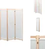 vidaXL Séparation de pièce en 3 parties Crème 120 x 170 x 4 Voir les images du produit 1