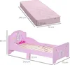 HOMCOM Lit Enfant - lit d'enfant Design Princesse Motif Voir les images du produit 5