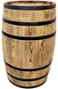 Botte decorativa in legno spazzolato e trattato, 80x50 cm Anteprima dell’immagine prodotto 1