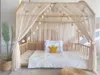Hausbett Himmel Betthimmel beige für Kinderbett Produktbild-Vorschau 2