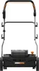 A front view of a cordless lawn scarifier/aerator. Produktbild-Vorschau
