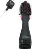 A Revlon one-step hair dryer and styler with its UK plug. Podgląd zdjęcia produktu