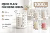 Messbecher 1L Glas hitzebeständig Messkanne Dosierhilfe Produktbild-Vorschau 3