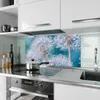 Küchenrückwand Spritzschutz Glas mit Motiv Wassertropfen Produktbild-Vorschau 2